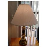 Brass Tone Table Lamp 29'