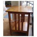 Mission Style Side Table 26x22x24