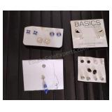 Sterling & Swarovski Pendant & Fashion Pierced