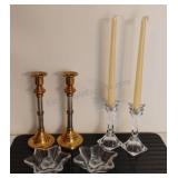 Assorted Candlestick Holders