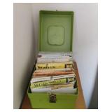 Vintage Box w Sewing Patterns