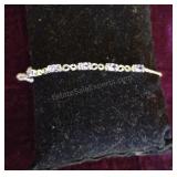 Sterling Silver 925 and Gemstone Bracelet