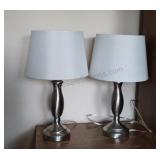 Pair of Small Table Lamps 18"