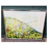 Original Painting on Canvas unsigned 25x31