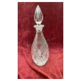 classic teardrop-shaped cut crystal wine