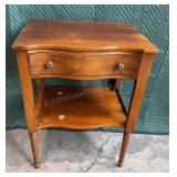 Solid Wood Night Stand / Side Table 17x21x26.5