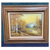 Wallace Signed Landscape on Canvas 20x24