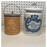 Pair of Tobacco Canisters