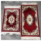 Pair of Hall Rugs 24x38 & 24x50