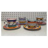 Africa Cafï¿½ Teacups & saucers