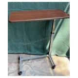 Adjustable Bedside Rolling Table 27-39 inches