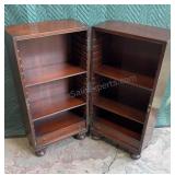 Folding Book Case Missing key 15x15.5x30 inches