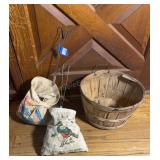 Vintage Champion Clothes Pin Bags & Basket