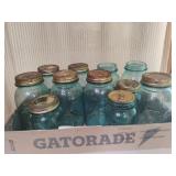 Blue Ball Mason Jars