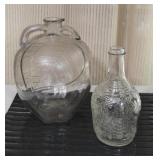 Glass Wine Jug and Bottle