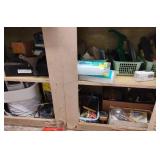 Basement Lower Cabinet Shelving Contents