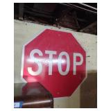 Large Metal Stop Sign 3ftx3ft