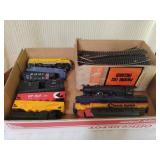 Assorted Train Cars, Track