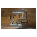 Molding Plane, Draw Knife a Square & Drill