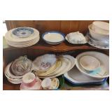 Assorted Vintage Chipped, Hairline Cracked Dishes