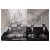 Princess House Wine Glasses - Set of 4