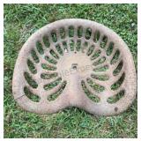 Cast Iron Tractor Seat