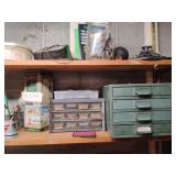 Basement Workbench Shelving Area Contents