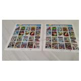 2 Sheets Marvel Comics Super Heroes Stamps