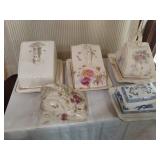 Antique Victorian Cheese Keepers some chips or