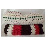 Crocheted Throws - shows fabric pilling