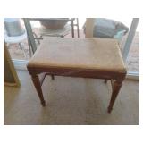 Vintage Vanity Stool 18x21x13
