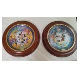 Framed Disney Collector Plates