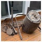 As is Antique Butter Churn