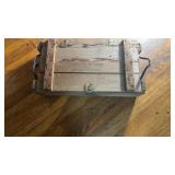 Vintage Wooden Military Ammo Crate