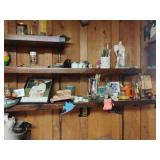 Basement Shelving Area Contents