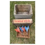 Group of Wood Crates