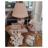 Sea Shell Lamp & Assorted Sea Shells