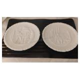Fenton Milk Glass Plates