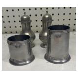 John Somers Brazilian Pewter Shakers & Cups