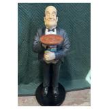 vintage Bombay 1999 "Henry the Butler" statue 33