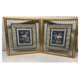Chinese silk tapestries 15x16