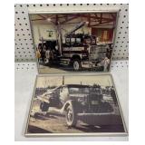 Framed Truck Photos 10.5x13.5