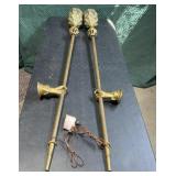Antique Brass Lamps With Unique Hand