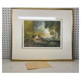 Original Sighned Water color 21.5x25