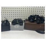 Group of binoculars
