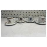 Collection of espresso mugs