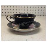 Lefton Hand painted Teacup & Saucer