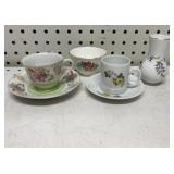 China teacup and vase