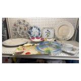 Group of glass & porcelain Serving dishes