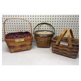 Group of Longaberger Baskets